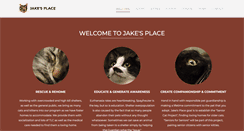 Desktop Screenshot of jakesplacecatrescue.org